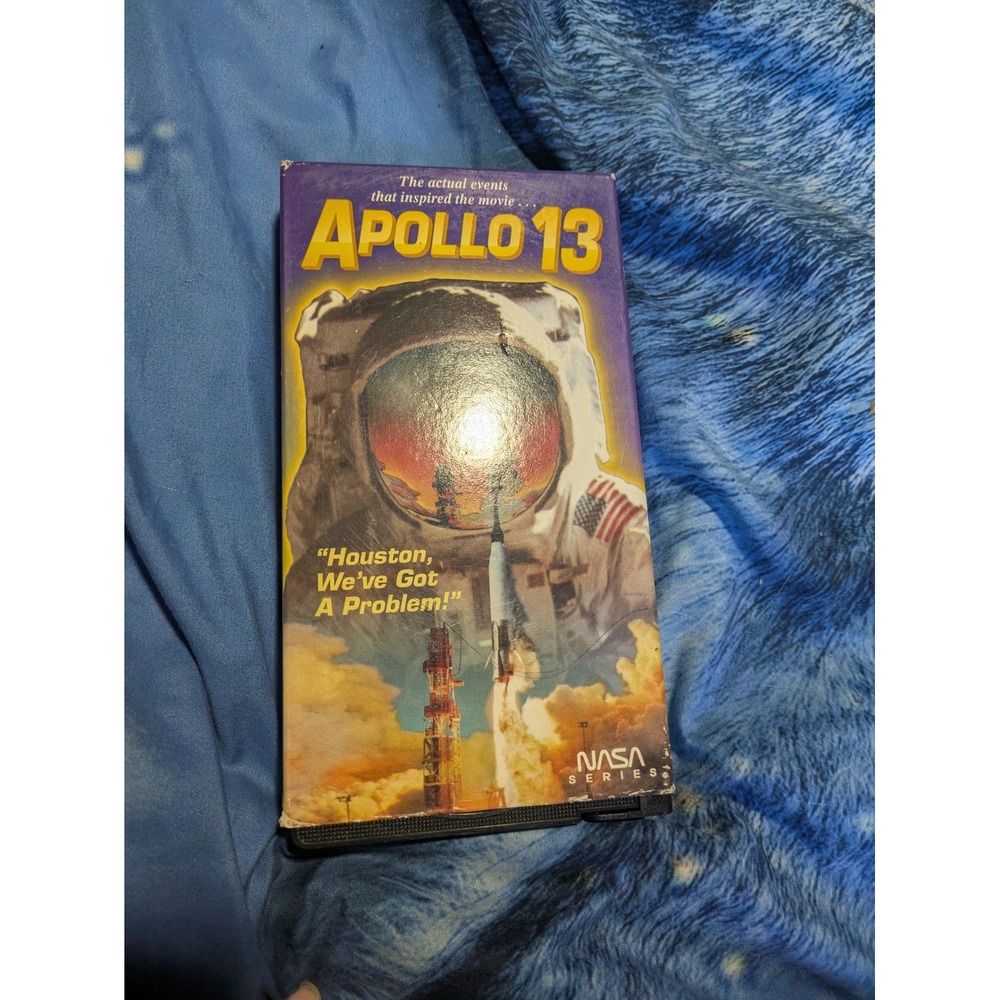 Apollo 13 NASA Series VHS Documentary Actual Footage Space Shuttle Bonus 5807